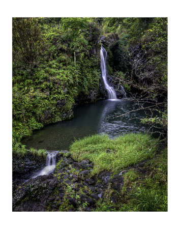 Hanawi Falls Hana Highway by Michael Polk Pricing Limited Edition Print image