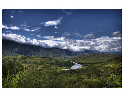 Mountain River Valley by Nish Nalbandian Pricing Limited Edition Print image