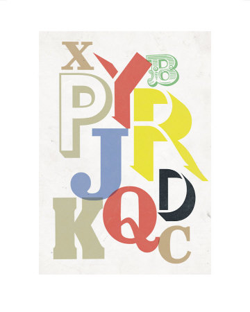 Broken Alphabet by Anthony Peters Pricing Limited Edition Print image