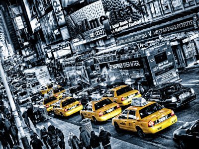 Cabs Queue by Michael Feldmann Pricing Limited Edition Print image