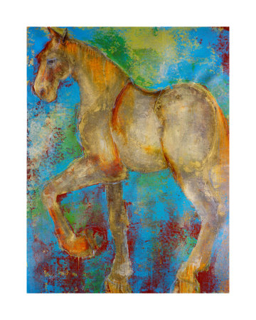 Caballo Del Oro Ii by Maeve Harris Pricing Limited Edition Print image