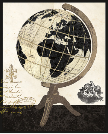 Vintage French Globe by Devon Ross Pricing Limited Edition Print image
