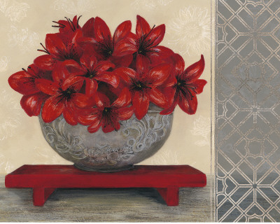 Red Velvet Petals by Colleen Sarah Pricing Limited Edition Print image