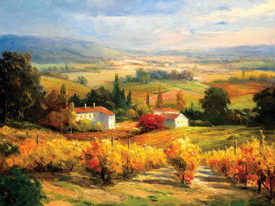 Hazy Tuscan Farm by S. Hinus Pricing Limited Edition Print image