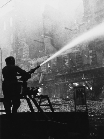 Berlin Fire Brigade, Germany, During World War Ii by Robert Hunt Pricing Limited Edition Print image