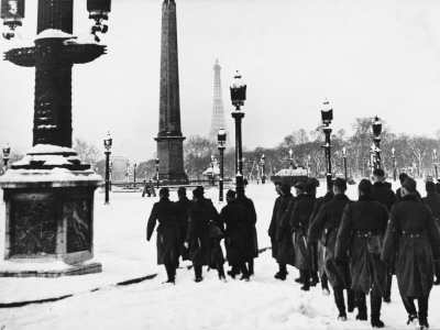 German Army In La Place De La Concorde, Paris, France, During World War Ii by Robert Hunt Pricing Limited Edition Print image