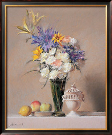 White Carnations And Porcelain by Felipe Santamans Pricing Limited Edition Print image