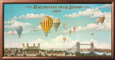 Ballooning Over London by Isiah And Benjamin Lane Pricing Limited Edition Print image
