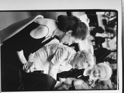 Martha Graham And Katharine Cornell With Others, During Party In Graham's Honor At Lincoln Center by Gjon Mili Pricing Limited Edition Print image