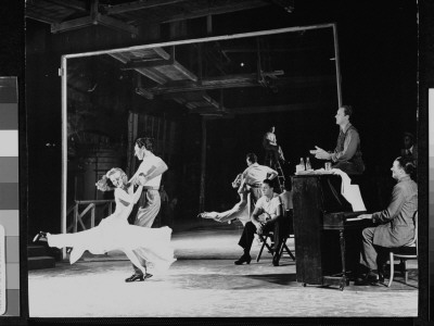 Actress Alexis Smith Dancing With Partner In A Scene From Motion Picture Thank Your Lucky Star by Gjon Mili Pricing Limited Edition Print image