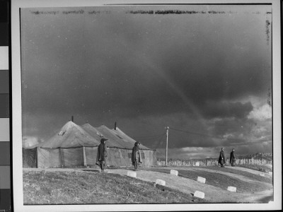 Tents To Serve As Site Of Military Armistice Negotiations Of Communist Forces Fighting In Korea by Capt. Edward W. Plummer Pricing Limited Edition Print image