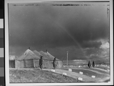 Tents To Serve As Site Of Military Armistice Negotiations Of Communist Forces Fighting In Korea by Capt. Edward W. Plummer Pricing Limited Edition Print image