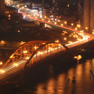 A Bridge In Busan by Simon Bond Pricing Limited Edition Print image