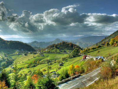 September Afternoon On The Road by Cristina Petrescu Pricing Limited Edition Print image