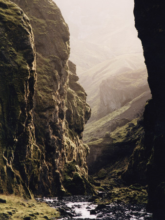 Fog In A Canyon, Iceland by Erling O Adalsteinsson Pricing Limited Edition Print image