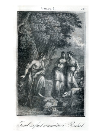 Jacob Meets Rachel And Leah At The Well by William H. Walker Pricing Limited Edition Print image