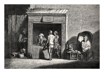Daily Life In French History: A Public Letter Writer In The Streets Of 18Th Century Paris by Hugh Thomson Pricing Limited Edition Print image
