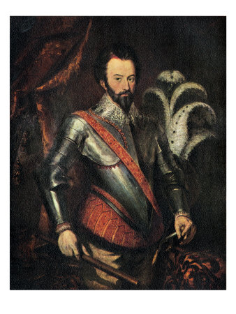 Sir Walter Raleigh - Portrait Of The English Soldier, Explorer, Courtier And Writer 1552-1618 by Walter Crane Pricing Limited Edition Print image