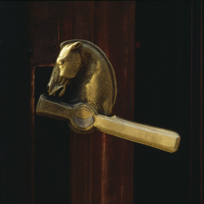 Horse Head Door Handle, University Library, Ljublijana, Slovenia, Part Of The Former Yugoslavia by Mark Fiennes Pricing Limited Edition Print image
