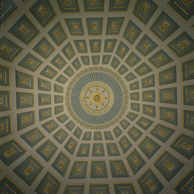 Shugborough Staffordshire (1745-1748) Detail Of Octagonal Ceiling, Architect: Thomas Wright by Mark Fiennes Pricing Limited Edition Print image