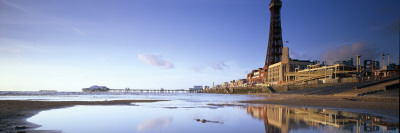 Blackpool Seafront With North Pier And Tower by Joe Cornish Pricing Limited Edition Print image