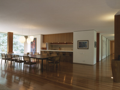 Casa Araras, Brazil, Dining Area, Architect: Marcio Kogan by Alan Weintraub Pricing Limited Edition Print image