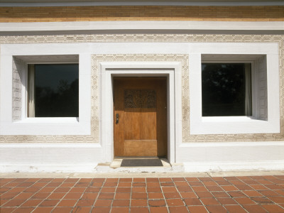 The William Herman Winslow House, River Forest, Illinois, Front Door, Architect: Frank Lloyd Wright by Alan Weintraub Pricing Limited Edition Print image