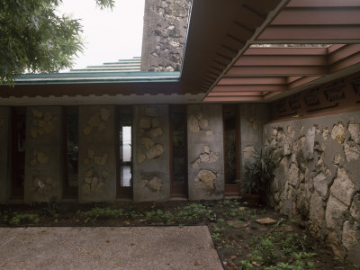 Frank Bott House, Kansas City, Missouri, 1956, Exterior, Architect: Frank Lloyd Wright by Alan Weintraub Pricing Limited Edition Print image