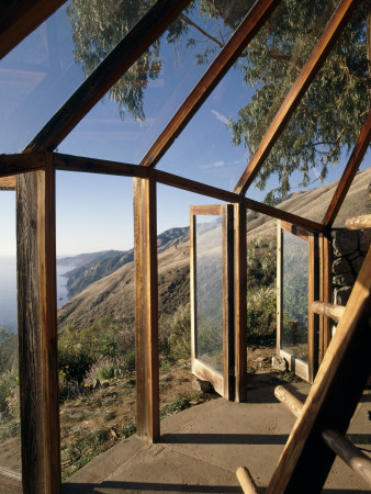 Mickey's Greenhouse, Big Sur, California, Architect: Mickey Muennig by Alan Weintraub Pricing Limited Edition Print image