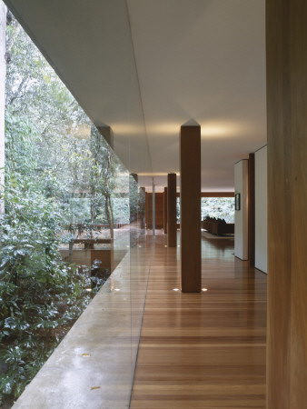 Casa Araras, Brazil, Circulation Space, Architect: Marcio Kogan by Alan Weintraub Pricing Limited Edition Print image