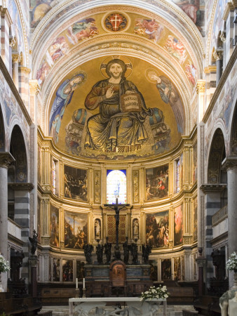 The Altar, The Duomo, Pisa, Italy by David Clapp Pricing Limited Edition Print image