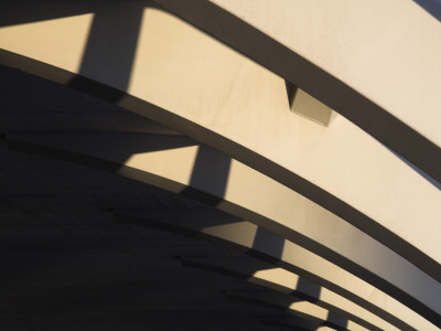 Science Museum, City Of Arts And Sciences, Valencia, 2003, Supporting Beams Lit In Morning Sunlight by David Clapp Pricing Limited Edition Print image