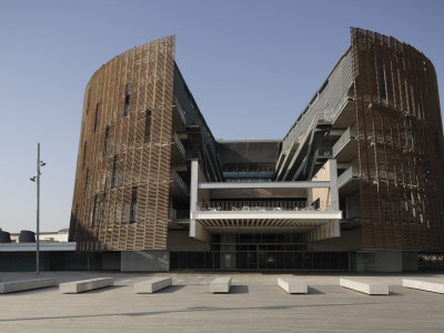 Parc De Recerca Biomedica In Barcelona - Biomedical Research Centre - Prbb, Barcelona, Spain by David Borland Pricing Limited Edition Print image