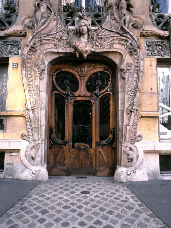 29 Avenue Rapp, Built In 1900, Entrance, Paris, One Of The Masterpices Of Art Nouveau by Colin Dixon Pricing Limited Edition Print image