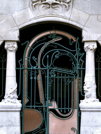 29 Avenue Rapp, Built In 1900, Entrance And Window, Paris, Architect: Laviorette by Colin Dixon Pricing Limited Edition Print image