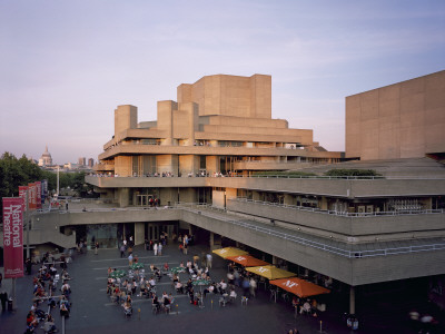 London Buildings, National Theatre, London, 1967 - 1976, Exterior, Architect: Sir Denys Lasdun by Gavin Jackson Pricing Limited Edition Print image