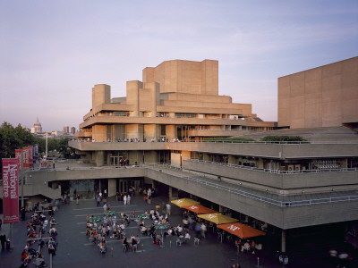 London Buildings, National Theatre, London, 1967 - 1976, Exterior, Architect: Sir Denys Lasdun by Gavin Jackson Pricing Limited Edition Print image