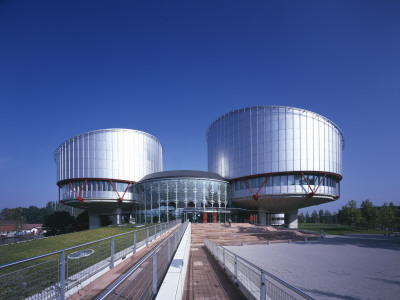 European Court Of Human Rights, Strasbourg, 1989 - 1995, Architect: Richard Rogers Partnership by John Edward Linden Pricing Limited Edition Print image