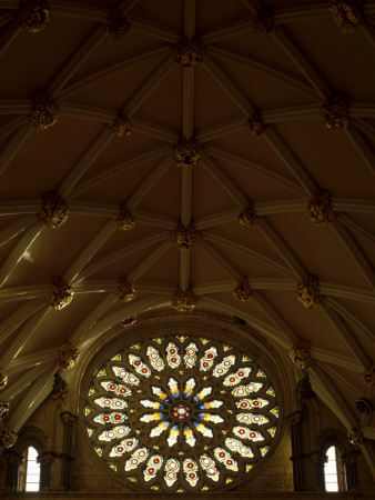 York Minster, Yorkshire, Rose Window, South Facade, Largest Medieval Building In Britain by Joe Cornish Pricing Limited Edition Print image