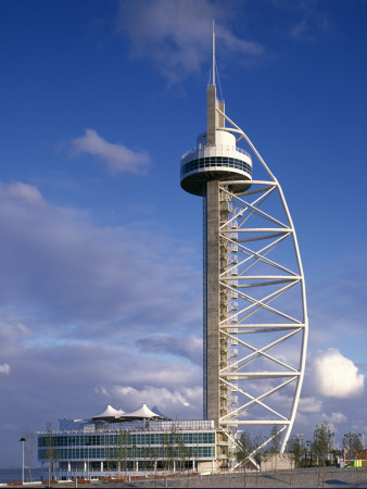 Vasco Da Gama Tower, Lisbon, 1998, Architects: Som - Skidmore Owings And Merrill by John Edward Linden Pricing Limited Edition Print image