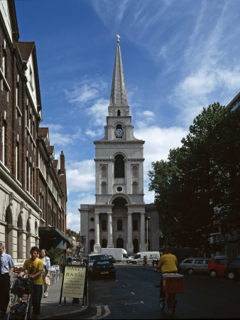 Christ Church, Spitalfields, London, 1715 - 1729, Exterior, Architect: Nicholas Hawksmoor by Morley Von Sternberg Pricing Limited Edition Print image