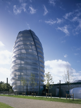 National Space Centre, Leicester, England, 2001, Overall Exterior, Architect: Nicholas Grimshaw by Martine Hamilton Knight Pricing Limited Edition Print image