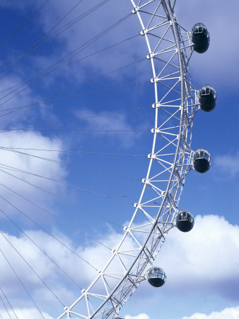 Ba London Eye, South Bank, London - Close-Up, Marks Barfield Architects by John Edward Linden Pricing Limited Edition Print image