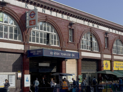 Kentish Town Underground Station, Kentish Town, London by Natalie Tepper Pricing Limited Edition Print image