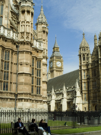 Big Ben Clock Tower And The Houses Of Parliament, London, 1864, Architect: Sir Charles Barry by Natalie Tepper Pricing Limited Edition Print image