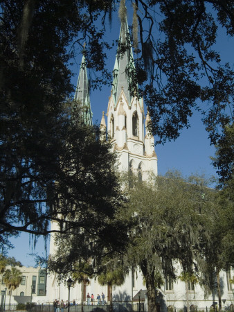 St John The Baptist Catholic Cathedral, Savannah, Georgia, 1876 by Natalie Tepper Pricing Limited Edition Print image