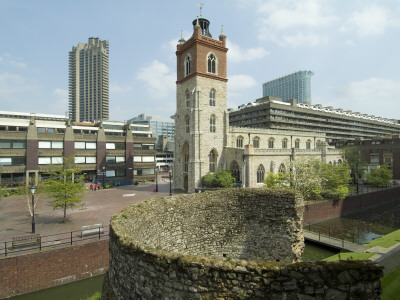 St Giles Cripplegate, The Barbican, London, Architect: Powell, Chamberlain And Bon by Natalie Tepper Pricing Limited Edition Print image