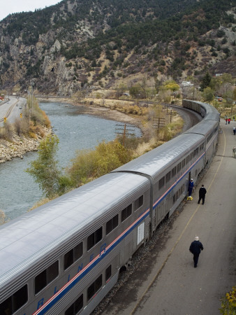 Amtrak Station, Glenwood Springs, Colorado by Natalie Tepper Pricing Limited Edition Print image