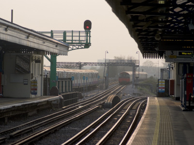 Turnham Green Underground Station, London by Natalie Tepper Pricing Limited Edition Print image