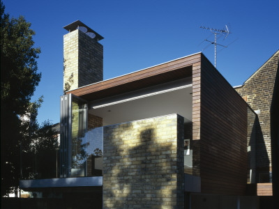 House Extension, Chiswick, Rear Of House, Sliding Doors Open, Architect: David Mikhail Architects by Nicholas Kane Pricing Limited Edition Print image